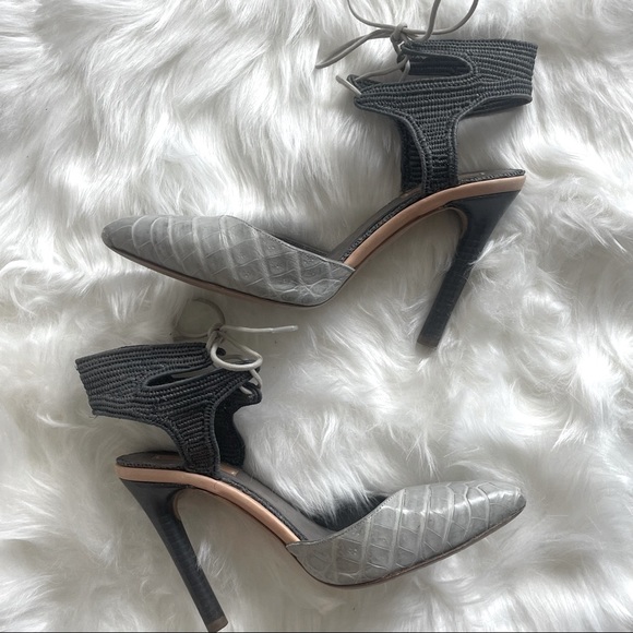 Reed Krakoff Python Pumps with ankle strap size 5.5 - Picture 6 of 11